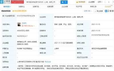哪吒汽車(chē)上海成立新公司，注資4億加碼新興能源技術(shù)研發(fā)